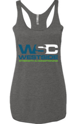 Gray WSC Racer Back Tank